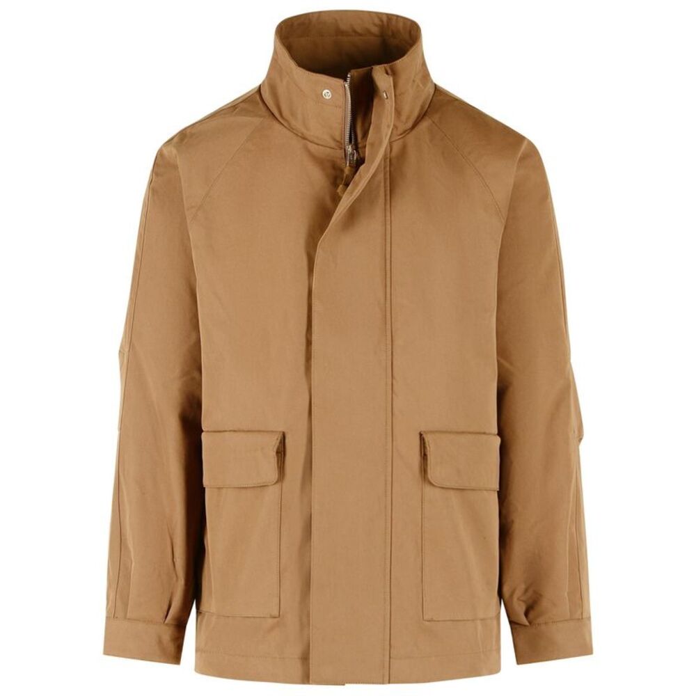 Sunflower Khaki Cotton And Nylon Field Jacket Men
